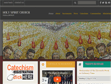 Tablet Screenshot of holyspiritchurchoman.com